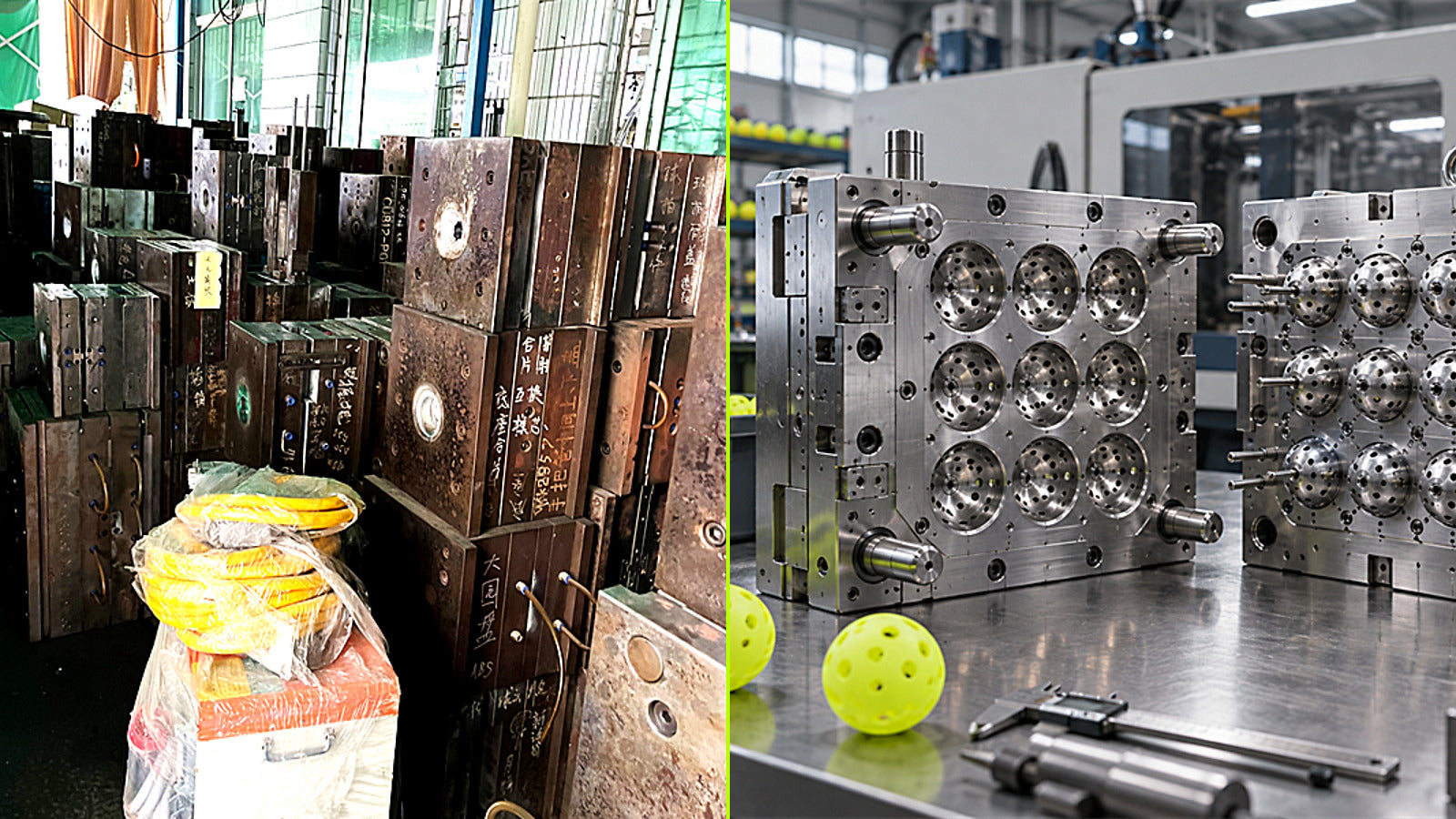 TIGR pickleball mold engineering