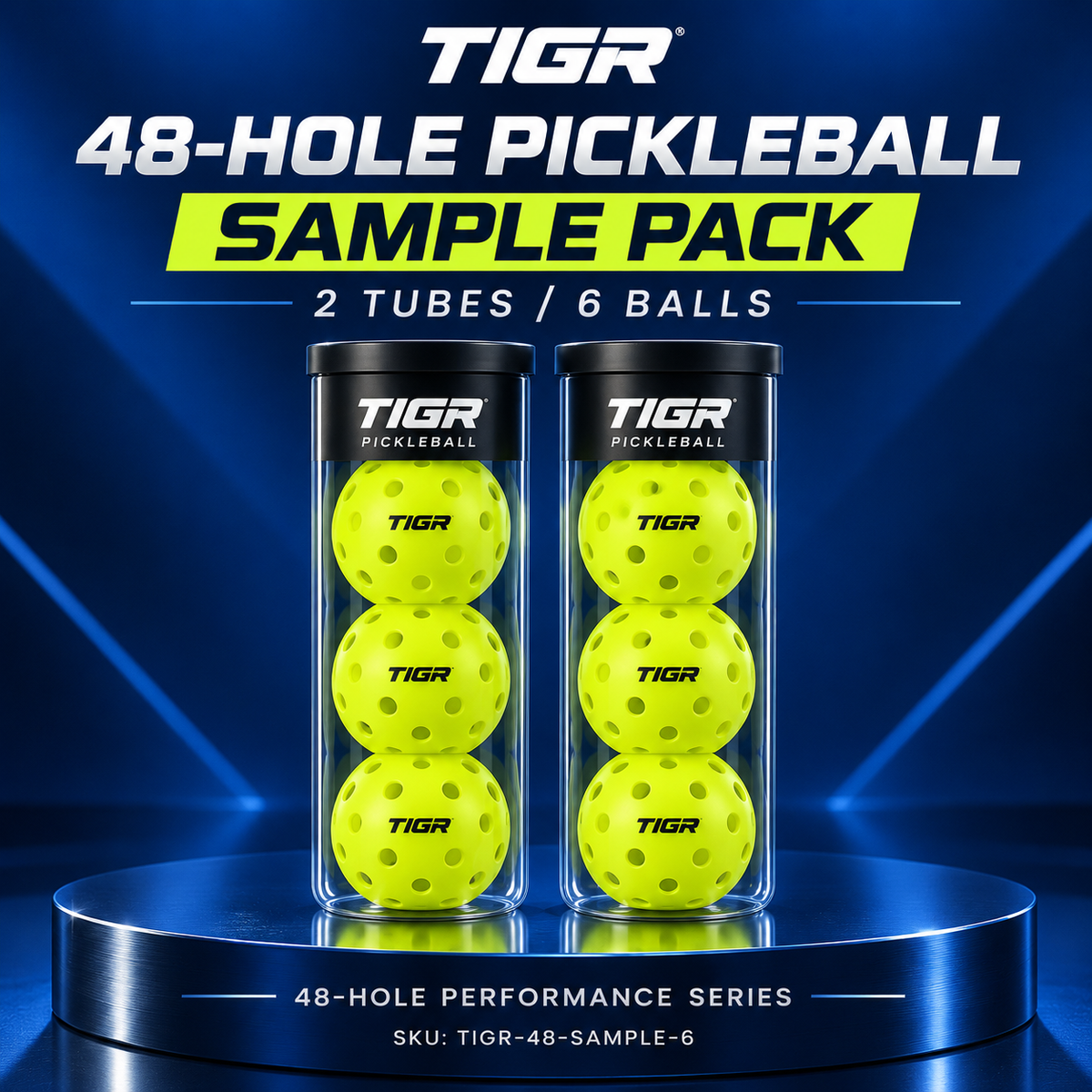 48-Hole Air Pro Pickleball Balls — Premium Factory Direct