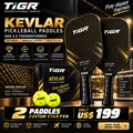 Custom Kevlar Pickleball Paddle — Gen 4.5 Thermoformed