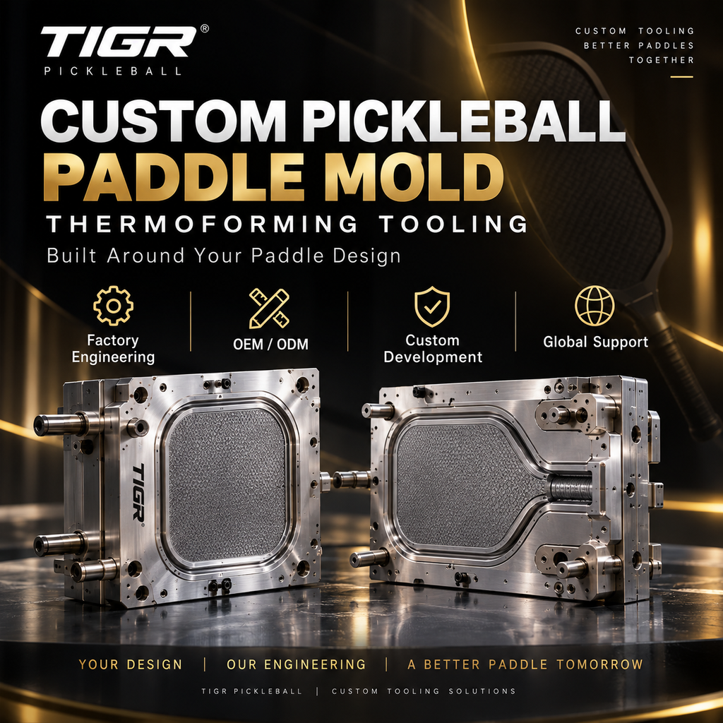 Custom Pickleball Paddle Thermoforming Mold — Factory Engineering Service