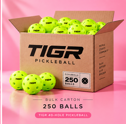 40-Hole Outdoor Pickleball Balls — Factory Direct From $0.18/Pc